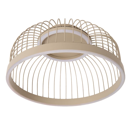 Lucide RIXANNE - Lámpara de techo - Ø 39 cm - LED 3 StepDim - CCT - 1x22W 2200K/4000K - Taupe - Vibes - apagado